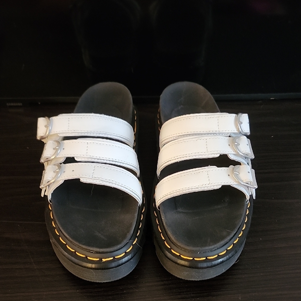 Dr Martins Blaire Slides White